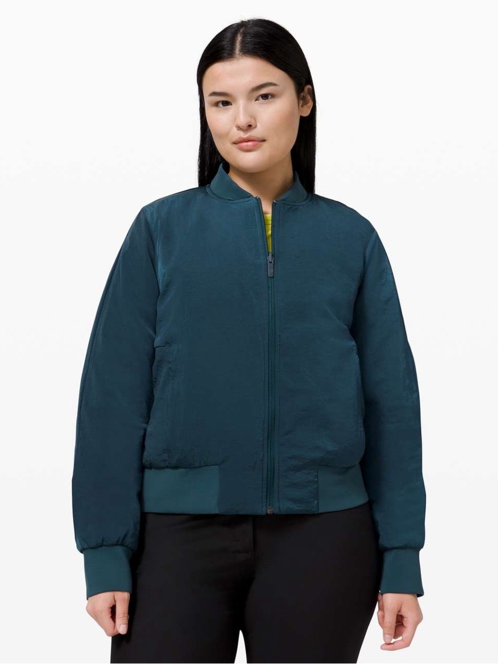 Lululemon non-stop reversible bomber jacket size 8 EUC